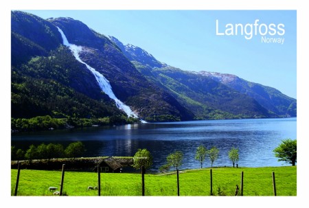 Langfoss - Postkort