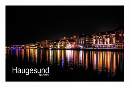 Haugesund by night - Magnet