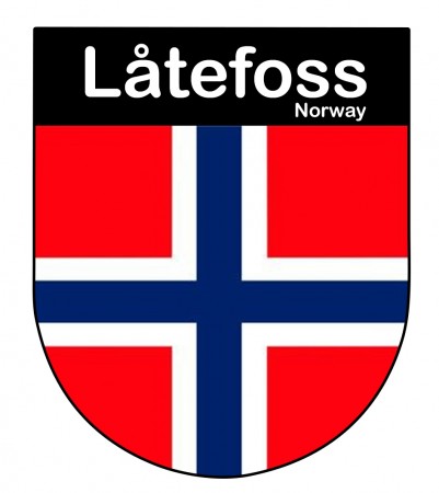 Låtefoss - Klistremerke